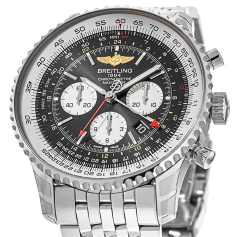 breitling navitimer gmt men's watch ab044121 bd24-453a|Breitling Navitimer GMT Men's Watch AB044121/BD24.